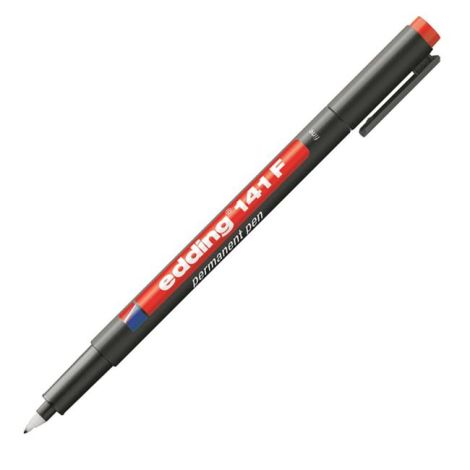 Permanentní popisovač edding 141 F červený