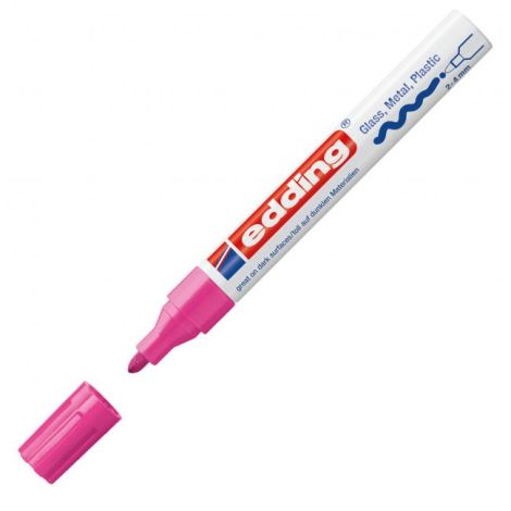 Lakový popisovač edding 750 růžový