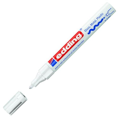 Lakový popisovač edding 750 bílý