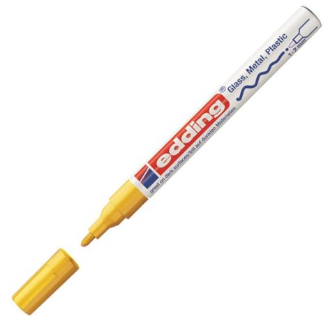 Lakový popisovač edding 751 žlutý 