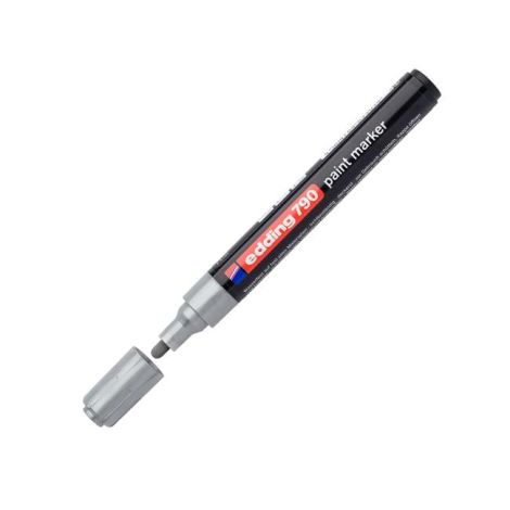 Lakový popisovač edding 790 stříbrný