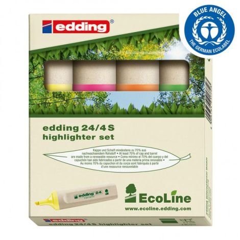 Sada zvýrazňovačů edding 24/4S 