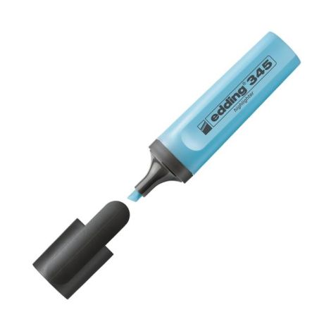 Zvýrazňovač edding 345 světle modrý 