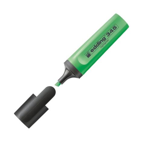 Zvýrazňovač edding 345 světle zelený 