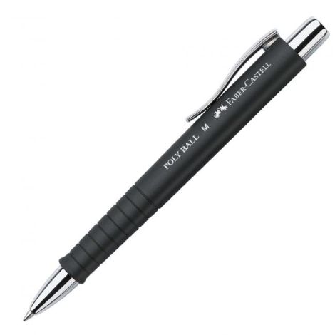 Kuličkové pero FABER-CASTELL Poly Ball černé 