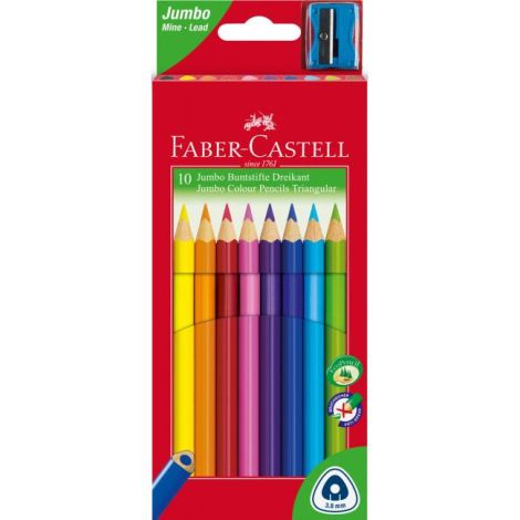Barvičky Faber Castell Junior grip 10ks