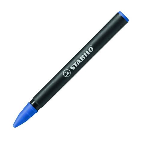 Náhradní náplň do rolleru Stabilo Easy original medium modrá 3ks