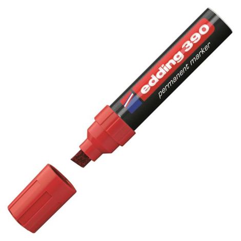 Permanentní popisovač edding 390 červený 