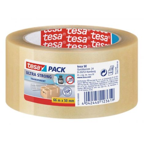 Balící lepící páska TESA ultra strong 50mm x 66m transparentní