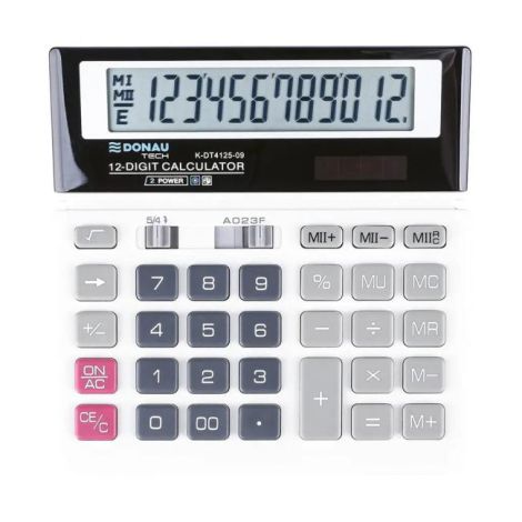 Kalkulačka Donau Tech K-DT4125 bílá 