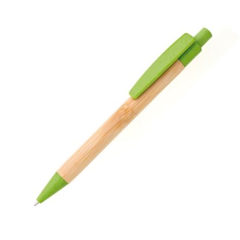 Bambusové pero BORGO STRAW světle zelené