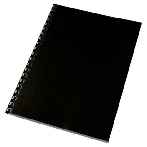 Kartonové obálky pro kroužkovou vazbu GBC HighGloss A4 černé 
