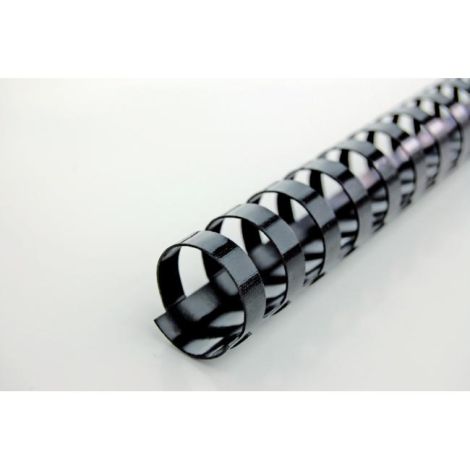 Plastové hřebeny GBC 21R 6mm černé 