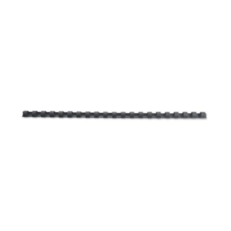 Plastové hřebeny GBC 21R 12mm černé 