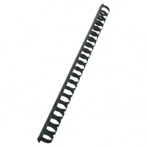 Plastové hřebeny GBC 21R 19mm černé 