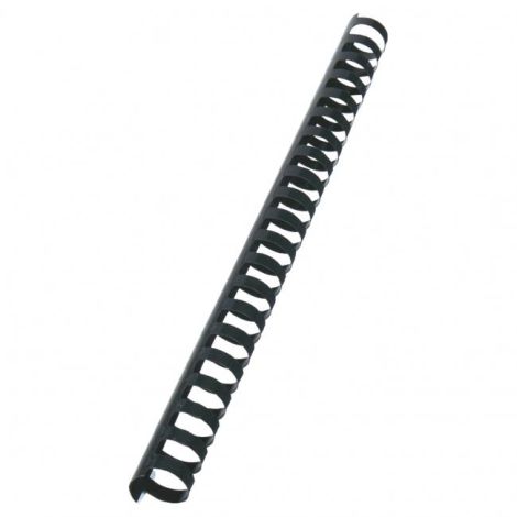 Plastové hřebeny GBC 21R 22mm černé 