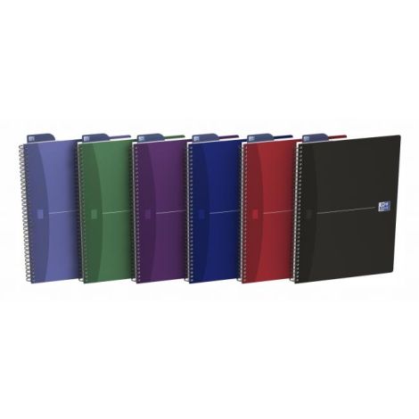 Blok Oxford Essentials, A4, 90 listů, linkovaný, mix barev 