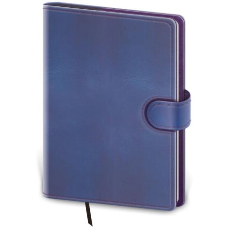 Diář Flip denní A5 14,3x20,5cm - černo/červený 2026 