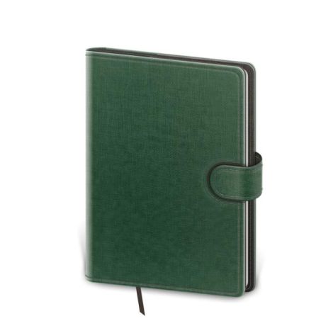 Diář Flip denní B6 12x16,5cm - zeleno/šedý 2026 