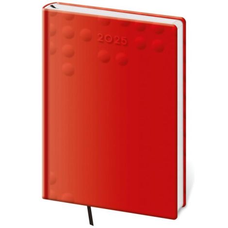 Diář Vario denní A5 14,3x20,5 cm Red Design 2025