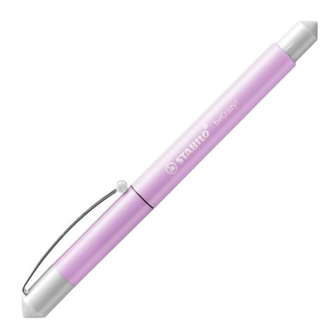 Plnicí bombičkové pero STABILO beCrazy! Pastel fialová/bílá