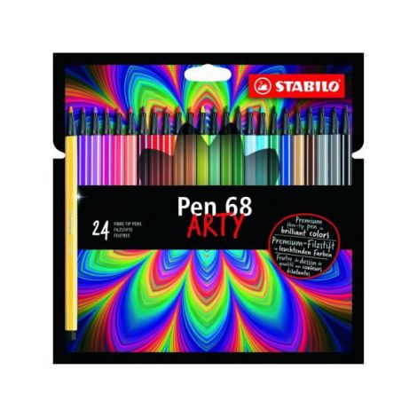 Sada popisovačů STABILO Pen 68/24S `ARTY` 