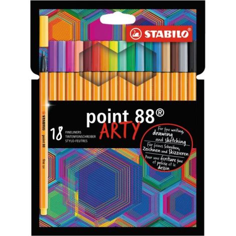Sada linerů STABILO point 88/18S `ARTY` 