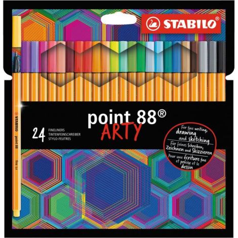 Sada linerů STABILO point 88/24S `ARTY` 