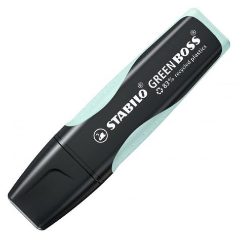 Zvýrazňovač STABILO GREEN BOSS Pastel pastelová tyrkysová 