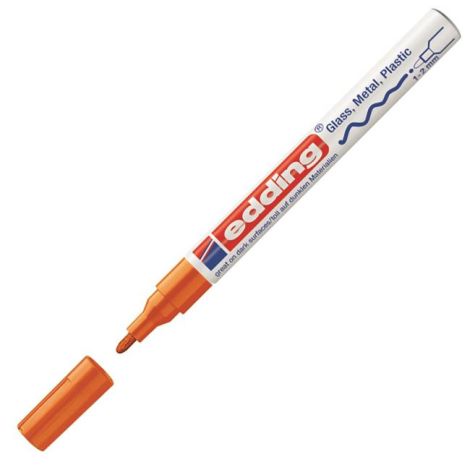 Lakový popisovač edding 751 oranžový 