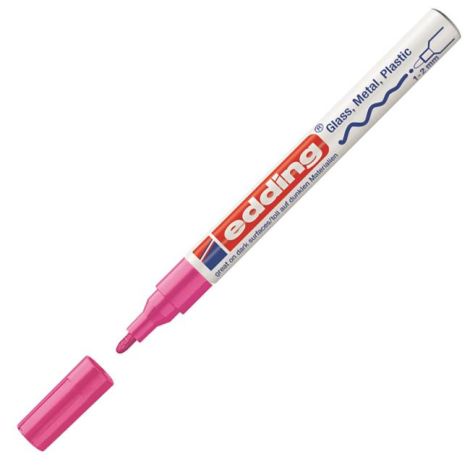 Lakový popisovač edding 751 růžový 