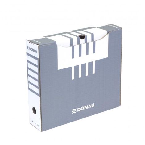 Archivní box DONAU 80mm šedý 