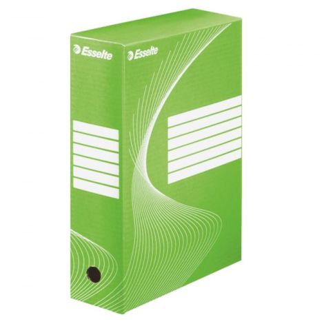 Archivní box Esselte 100mm zelený/bílý 