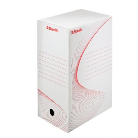 Archivní box Esselte 150mm bílý/červený
