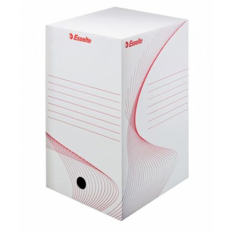 Archivní box Esselte 200mm bílý/červený