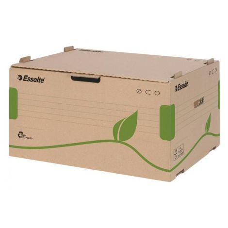 Archivní krabice s předním otevíráním Esselte ECO hnědá 340x259x439 mm 