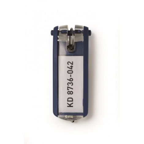 Jmenovky na klíče DURABLE KEY CLIP modré 6ks 
