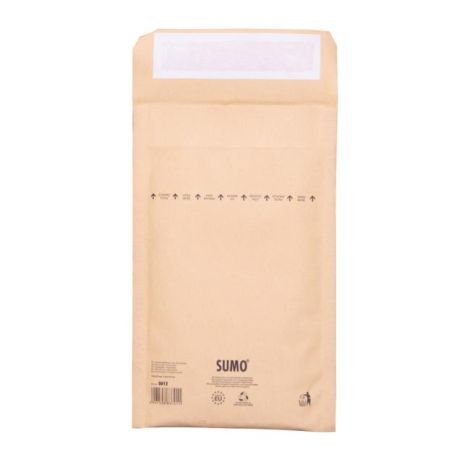 Bublinkové obálky recyklované SUMO 13,5x21,5cm hnědé 