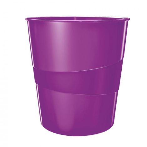 Koš plastový Leitz WOW 15 ℓ purpurový