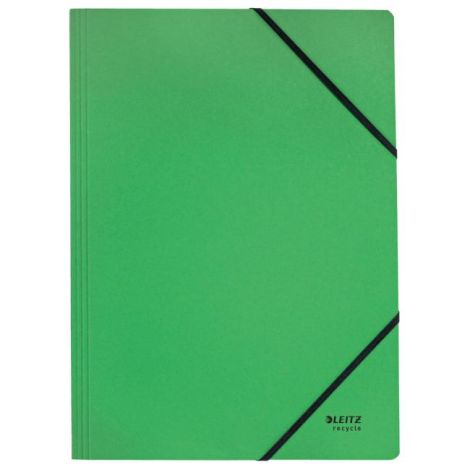 Kartonový obal s gumičkou Leitz Recycle zelený