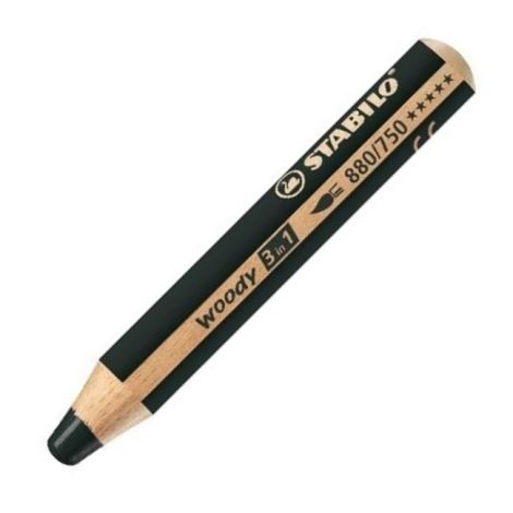 Barvička STABILO woody 3 in1 černá