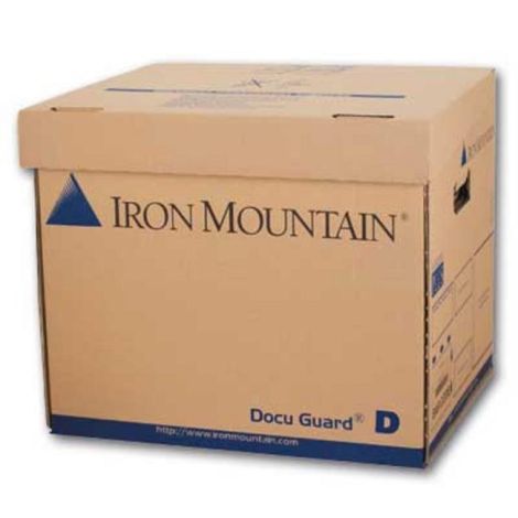 Archivační krabice Iron Mountain hnědá s víkem 36x31x31 cm nosnost 20 kg (1 ks)