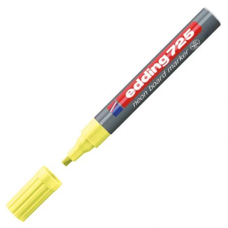 Popisovač na tabule edding 725 neon žlutý
