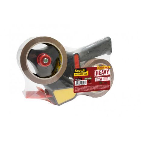Ruční odvíječ pásky Scotch Heavy Duty, pro těžké balíky+2 Scotch balící pásky