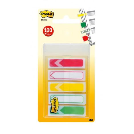Záložky Post-it Index šipka 12x43mm, 5x20l