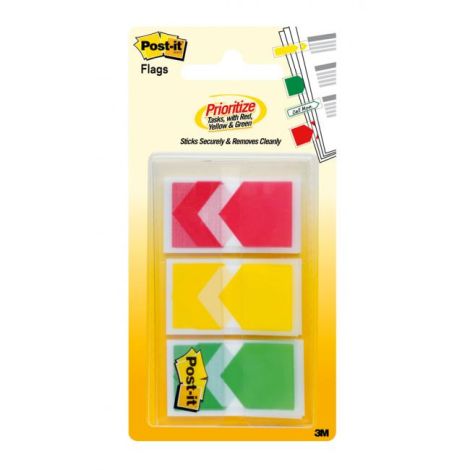 Záložky Post-it Index zvýrazňovací 23,8x43,2mm, 3x20l
