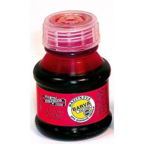 Razítková barva Koh-i-noor červená 50ml