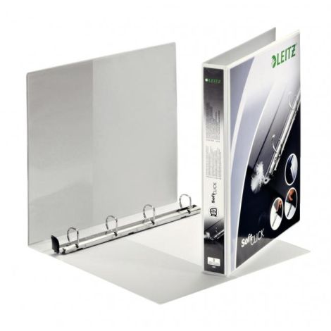 Pořadač prezentační Leitz Softclick4DR/20mm kroužkový bílý