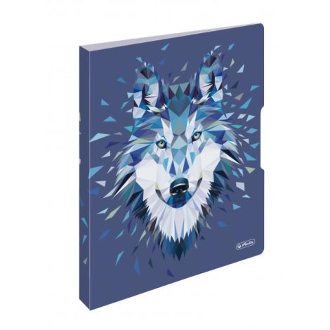 Pořadač 2-kroužkový Herlitz Wild Animals PP 1,6cm vlk