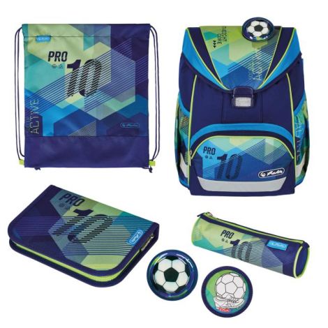 Školní batoh Herlitz UltraLight Fotbal sada